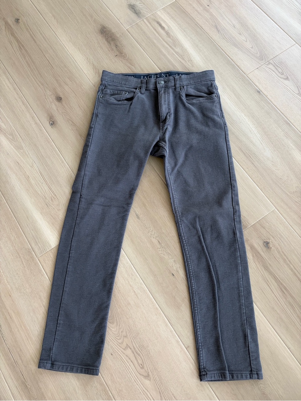 Jachs NY Slim Men’s Jeans in Charcoal Gray Size 32x30